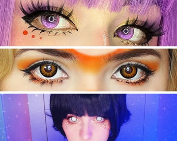 Lentilles de contact colorées cosplay