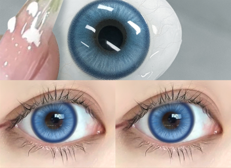 Lentille Bleu Intense