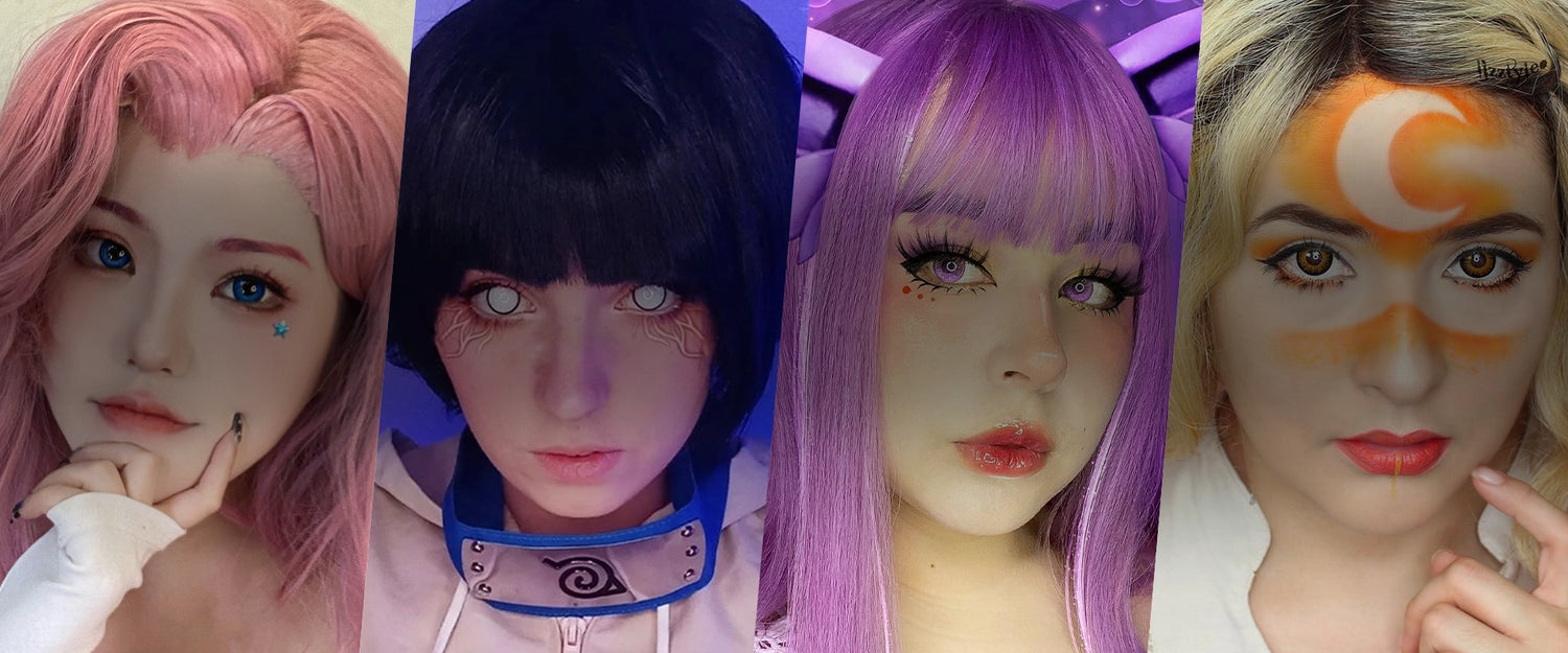 lentilles de contact colorées cosplay