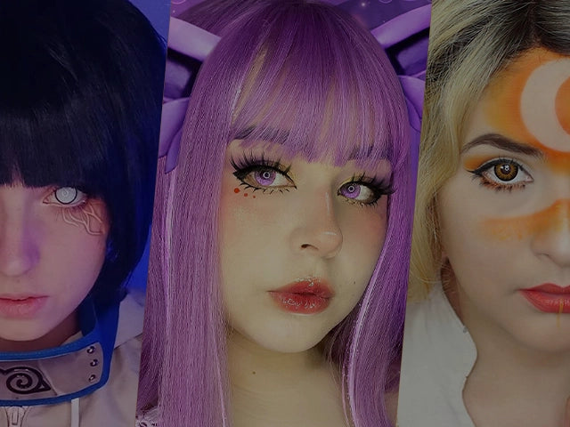 lentilles de contact colorées cosplay