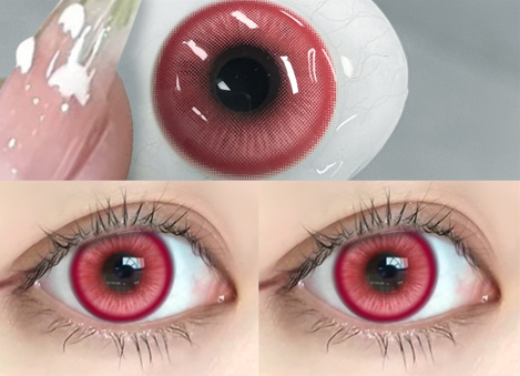 Lentille Rouge Intense