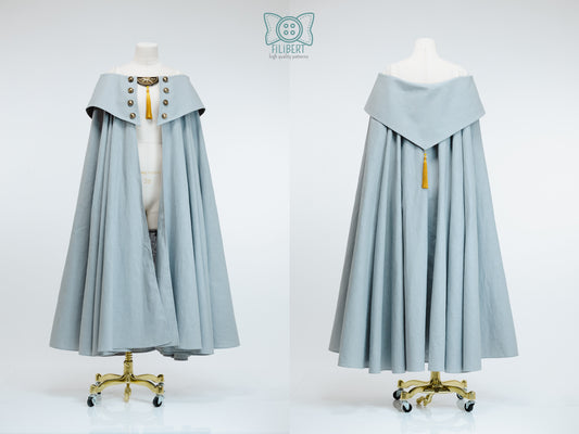 Patron Cosplay PDF – Cape Professeur des Sorcières – Filibert Patterns