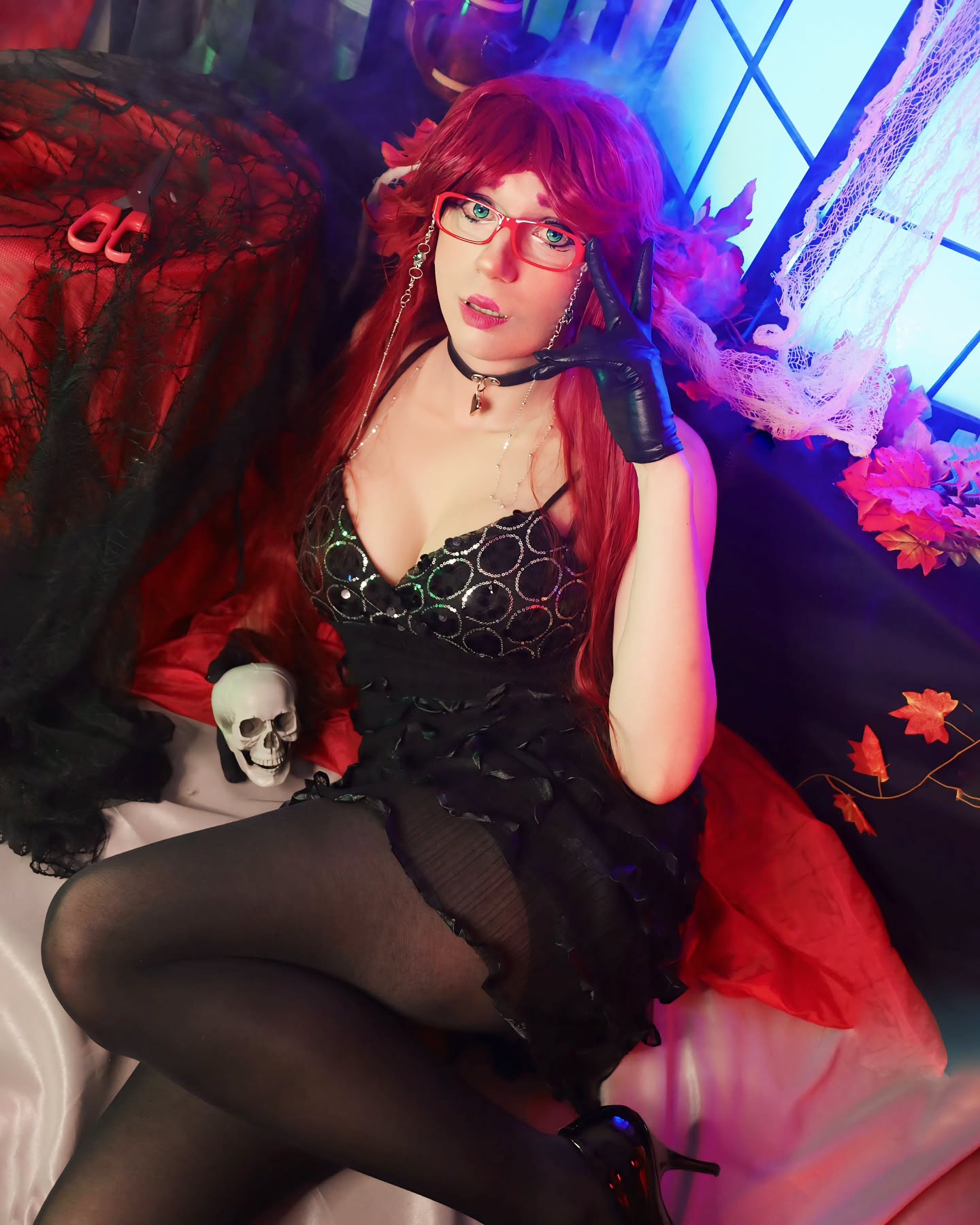 Cossaiki cosplayé en grell de black butler