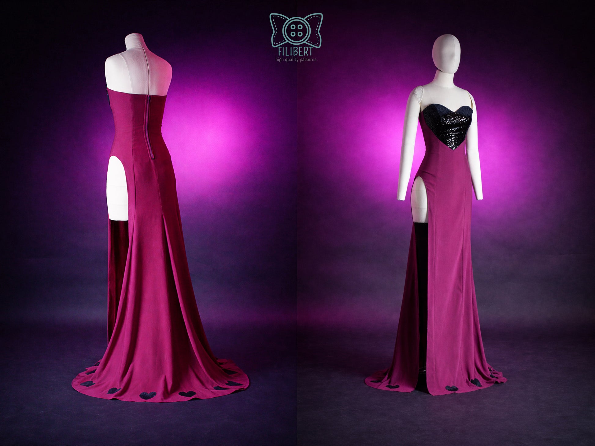 Patron Cosplay PDF – Robe sirène Angel – Filibert Patterns - vue 2