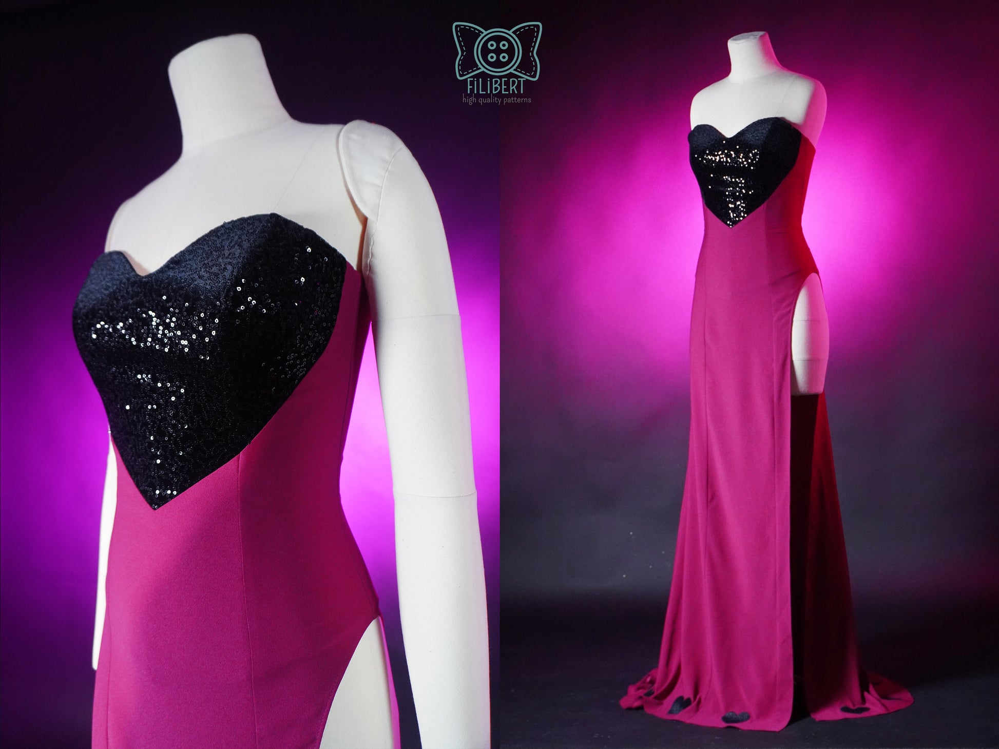 Patron Cosplay PDF – Robe sirène Angel – Filibert Patterns - vue 3