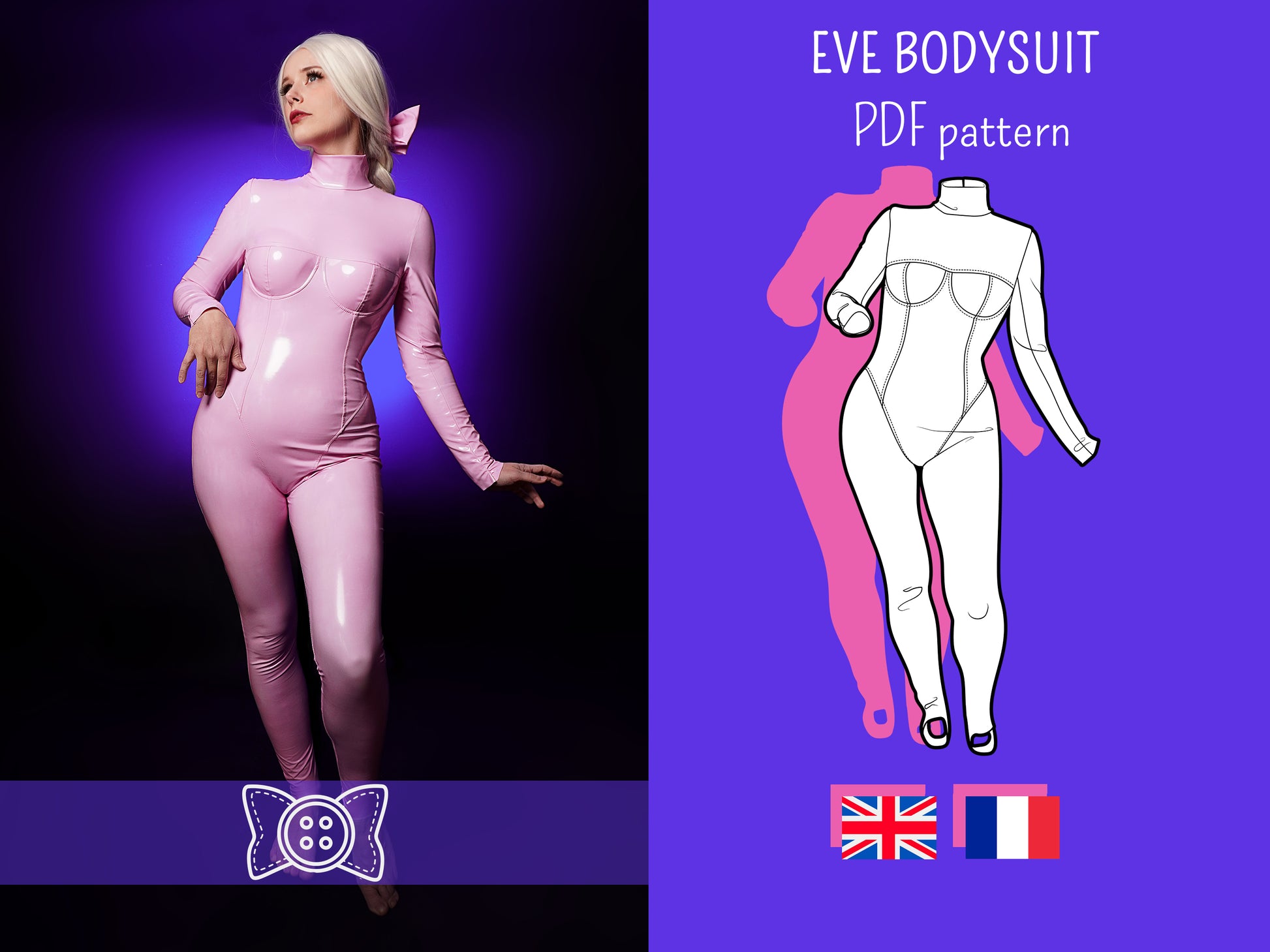 Patron Cosplay PDF - Combinaison extensible - Filibert Patterns - vue 1