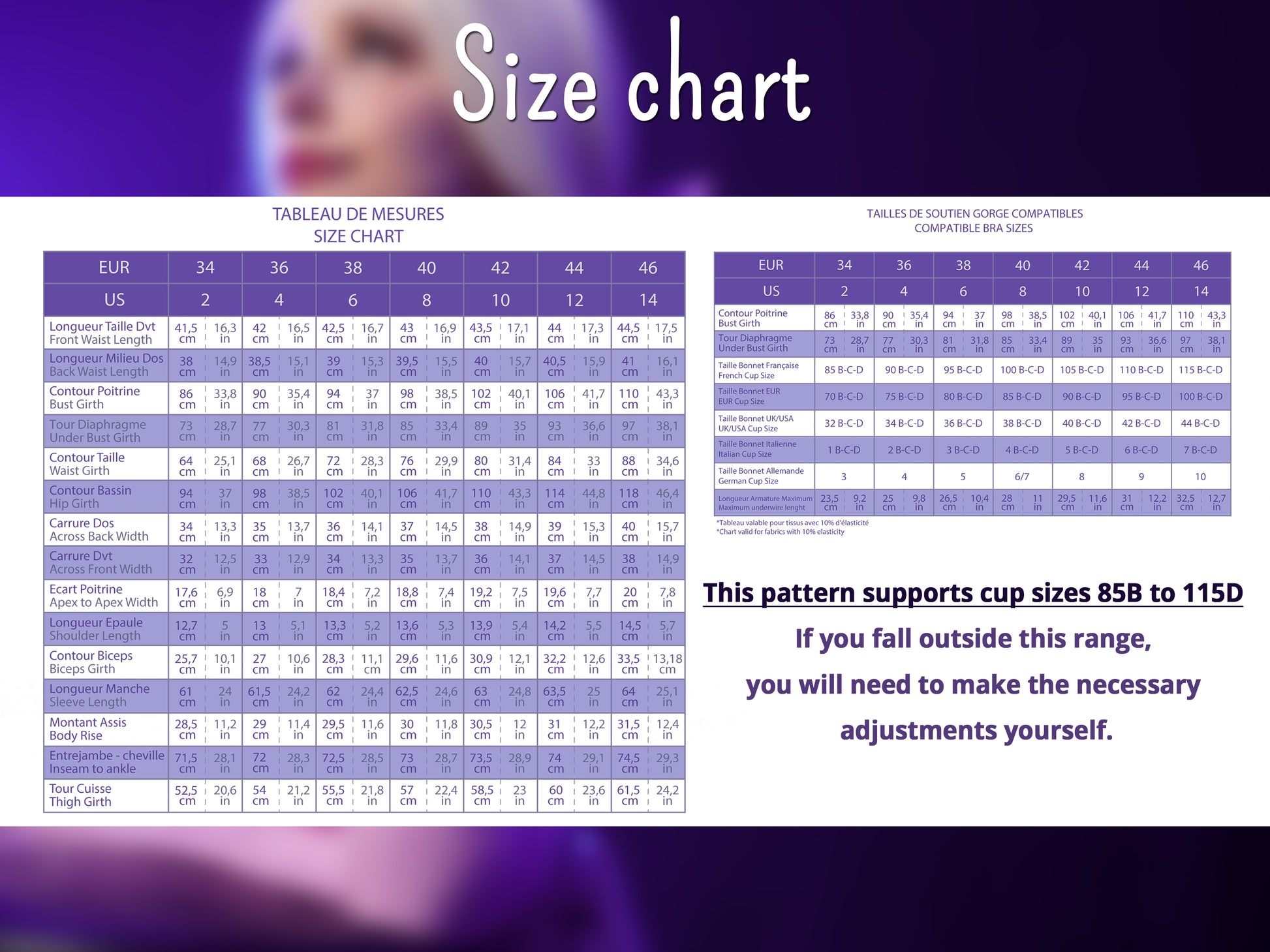 Patron Cosplay PDF - Combinaison extensible - Filibert Patterns - vue 6