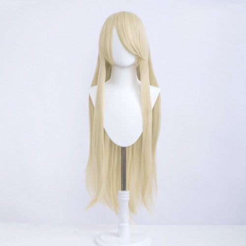 Long wig 100 cm - Ash blonde - Long bangs