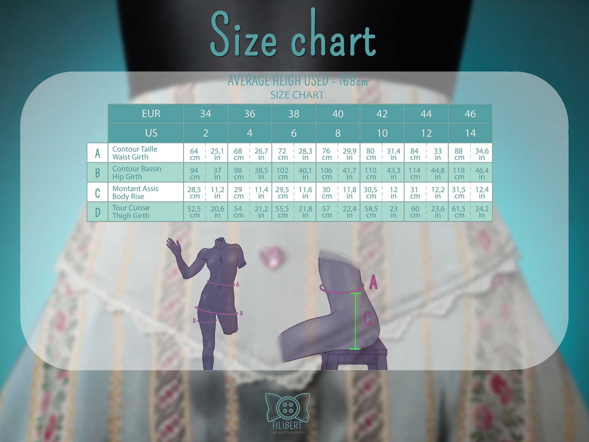 Patron Cosplay PDF - Bloomers Vintage - Filibert Patterns - vue 4