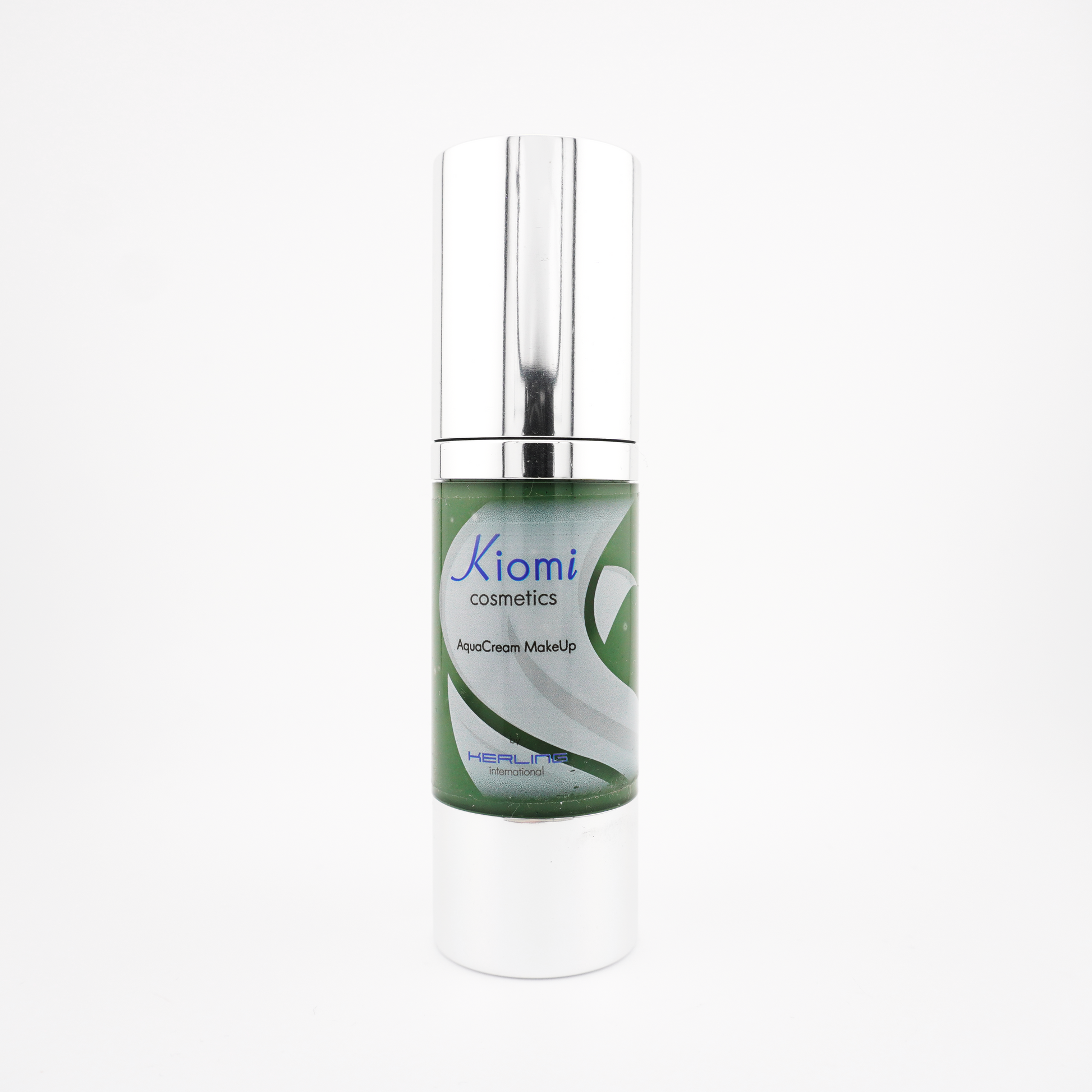 Photo du Bodypaint Kiomi AquaCream 30ml C61 – Vert foncé, vue de face avec bouchon fermé, peinture corporelle à base d’eau pour maquillages cosplay intenses ou naturels.