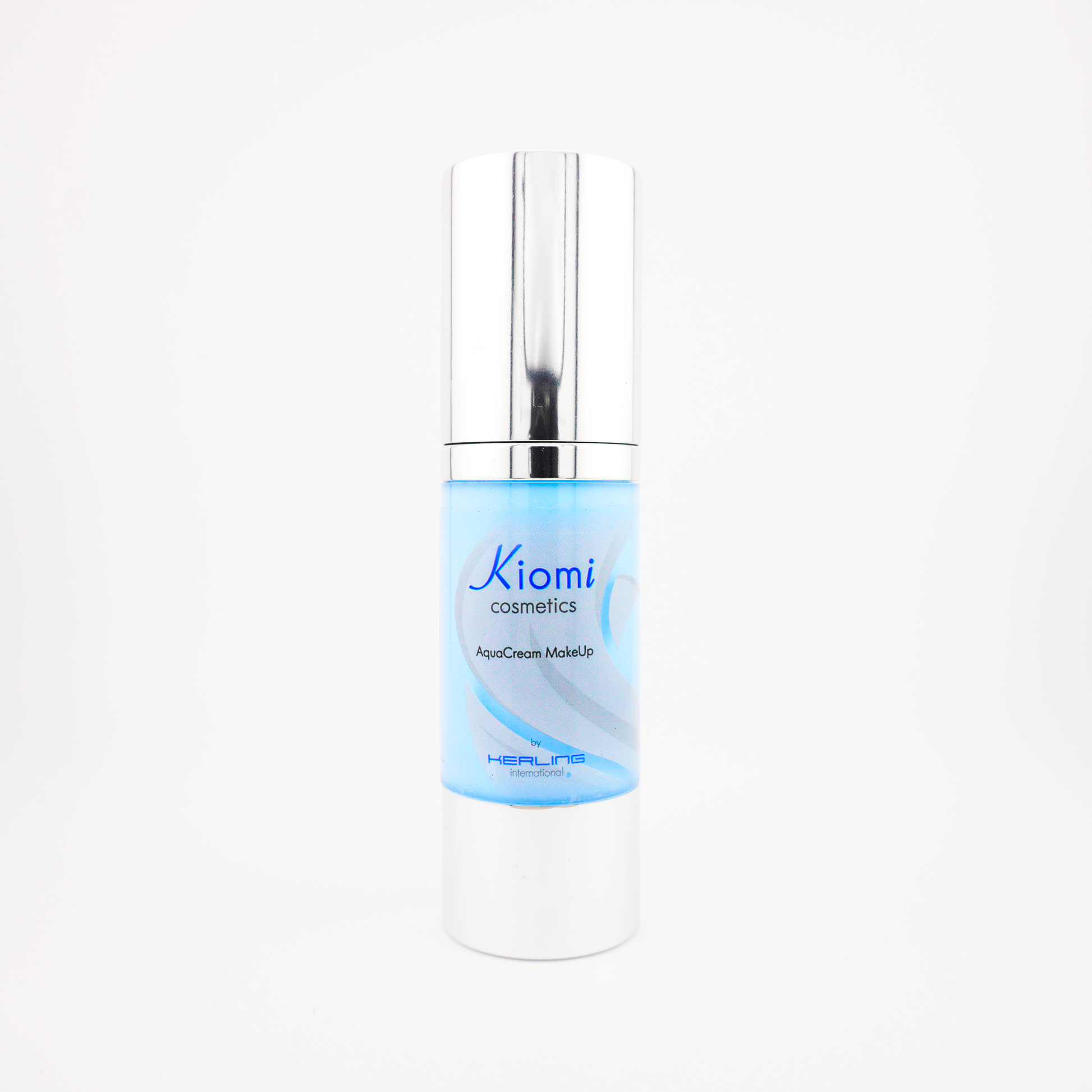 Photo du Bodypaint Kiomi AquaCream 30ml C91 – Bleu clair, vue de face avec bouchon fermé, peinture corporelle à base d’eau pour maquillage cosplay.