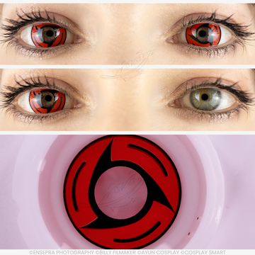 Lentilles Rouge Naruto Itachi Uchiha Mangekyô Sharingan