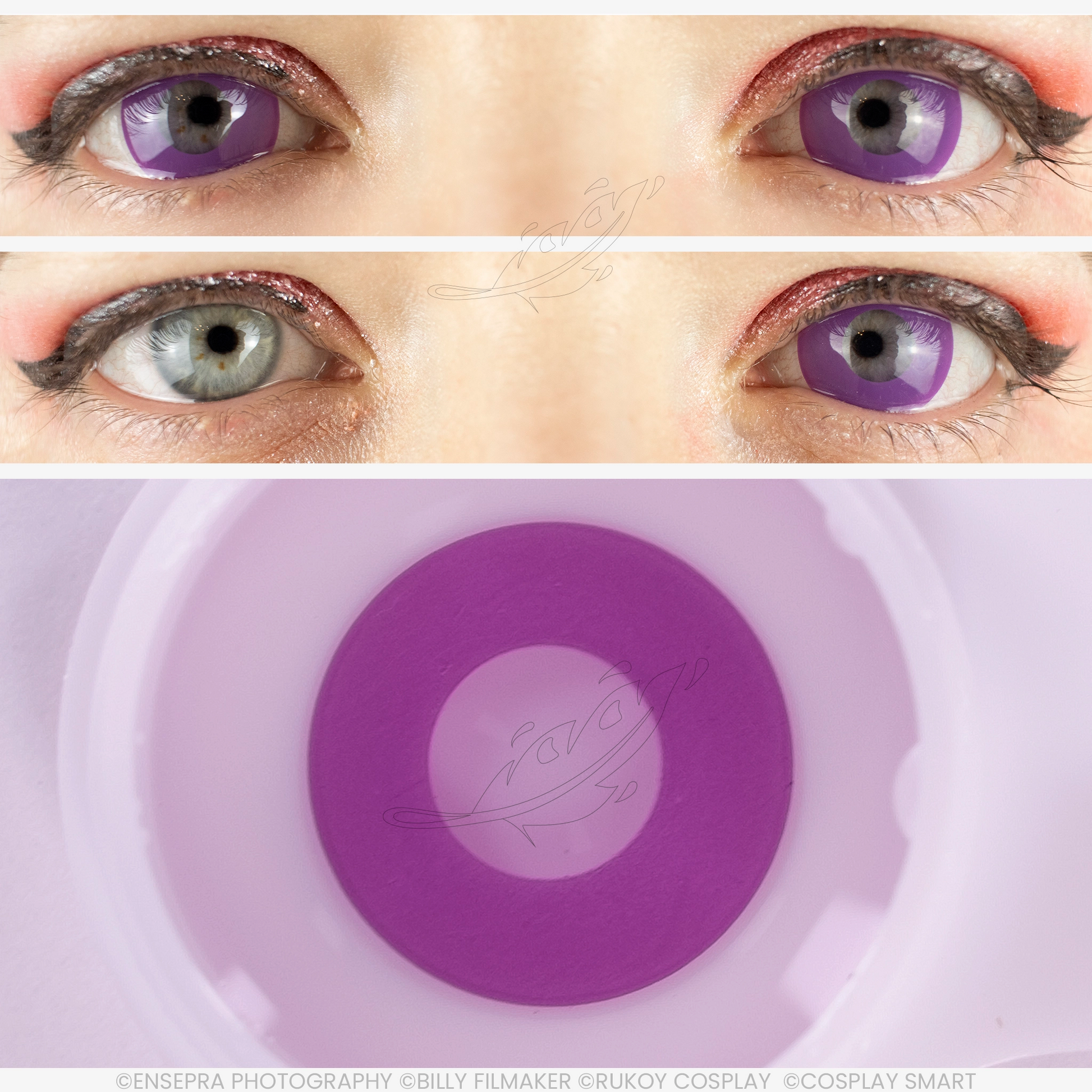 Lentilles Iris Violet