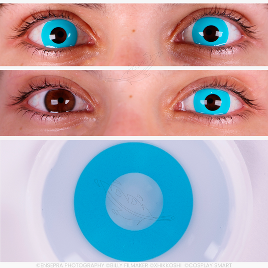 Blue Green Iris Lens