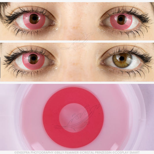 Pink Iris Lens