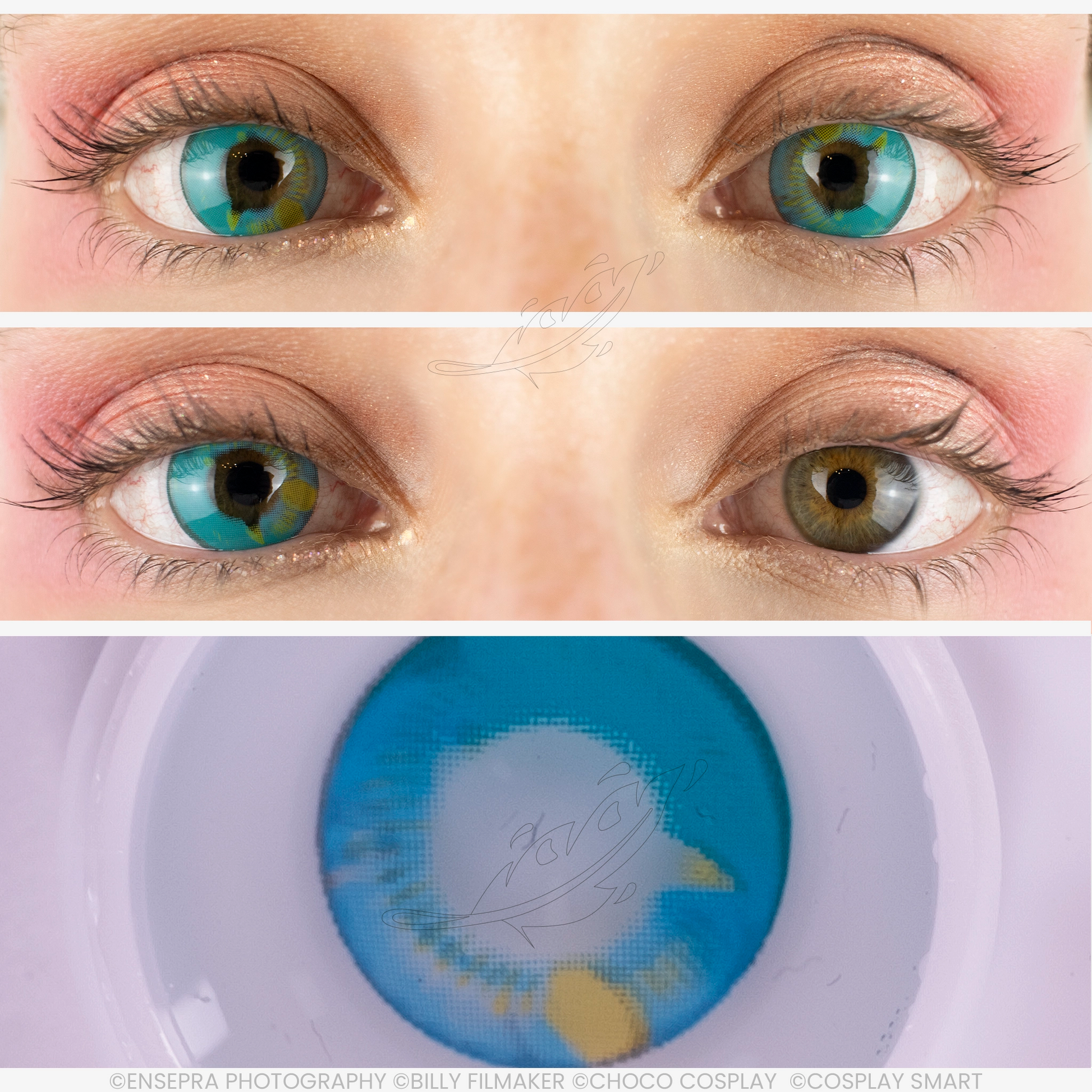 Lentilles Turquoise Sweet Anime