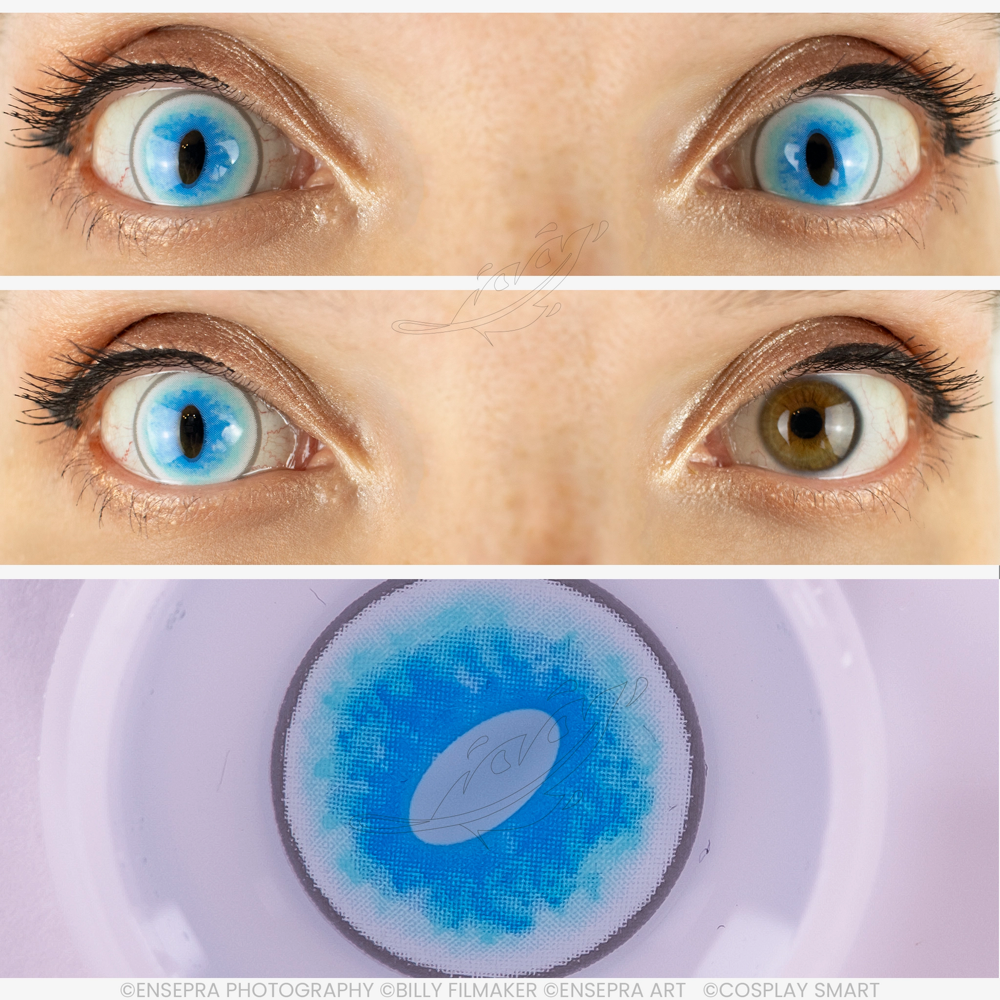 Yeux Porte Lentille Lentilles Oeil Chat Blanc Au Clown De Paris