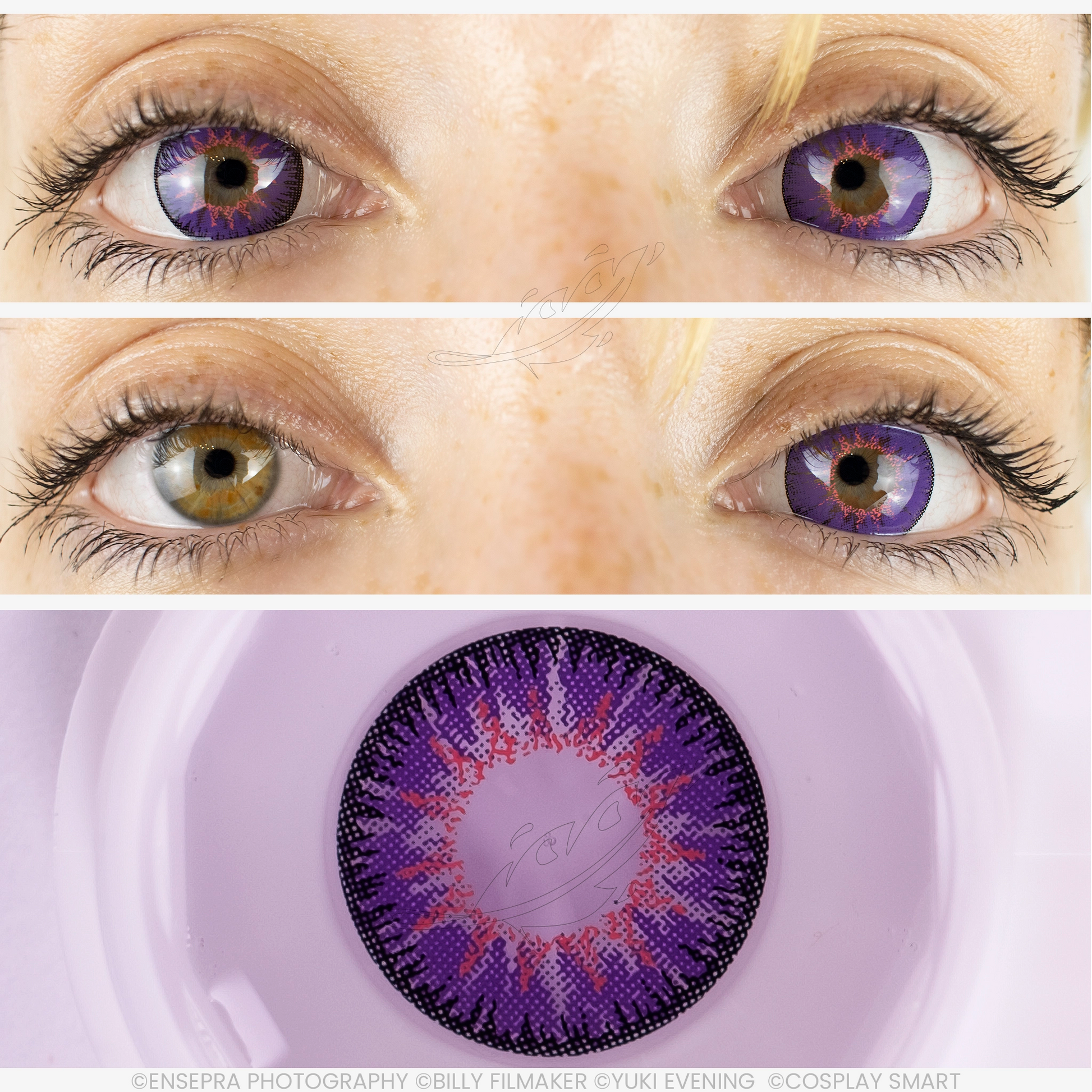 Lentilles Rayon Violet