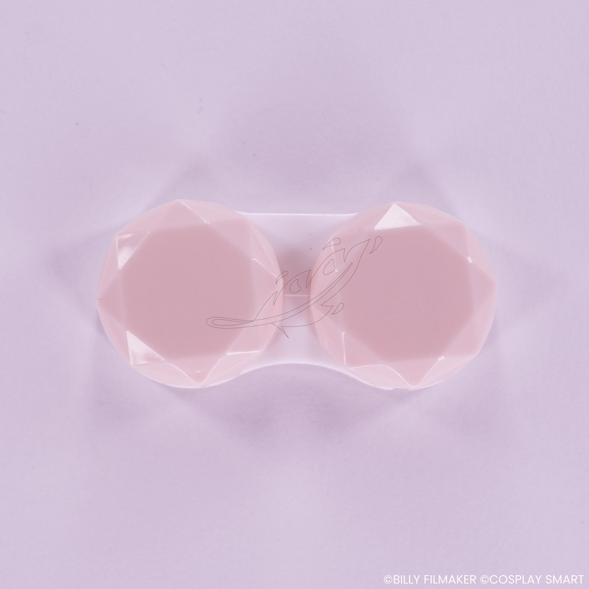 Boîte à lentilles rose