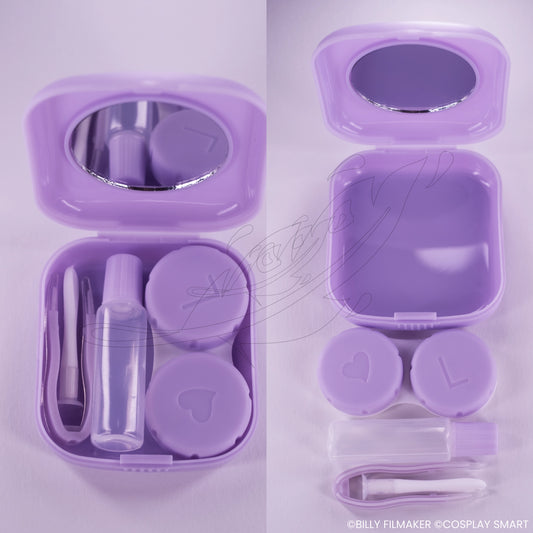 Kit boîte à lentilles Violet