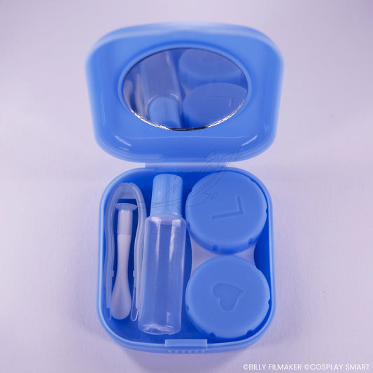 Kit boîte à lentilles Bleu