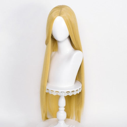 Long wig 100 cm - Gold without bangs