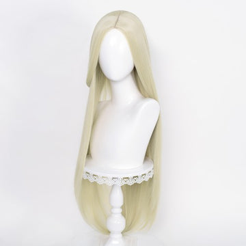 Long wig 100 cm - Ash blonde without bangs