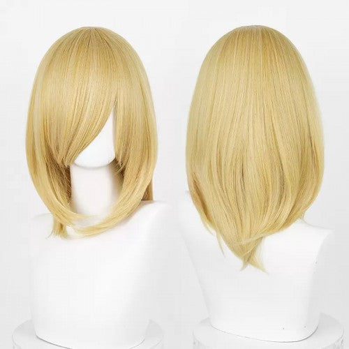 Mid-length wig 40 cm - Gold Long fringe