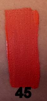 Bodypaint Kiomi AquaCream 30ml C45 - Rouge orange