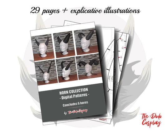 Ebook EN – Collection de patrons motifs cornes (PDF à télécharger)