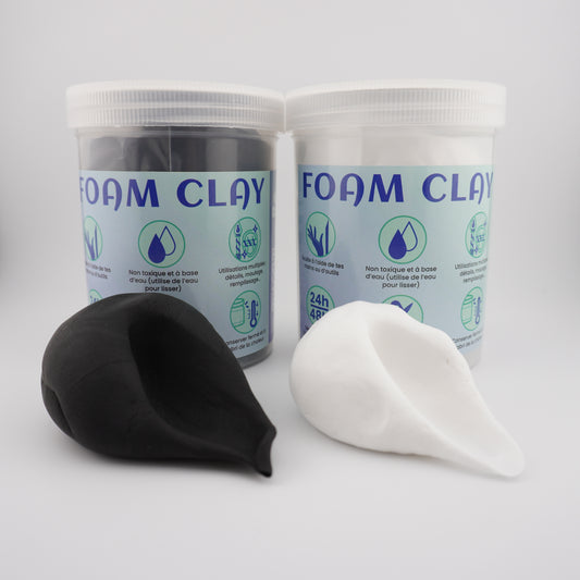 Foam Clay Noire / Blanche