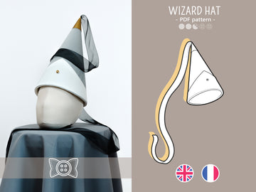 Patron Cosplay PDF – Chapeau Professeur des Sorcières – Filibert Patterns