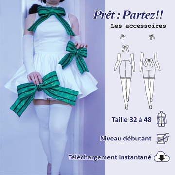 Patron Cosplay Idol – Prêt - Partez!!  – Accesoires – PDF Couture