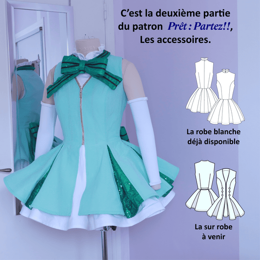 Patron Cosplay Idol – Prêt - Partez!! – Accesoires – PDF Couture - vue 2