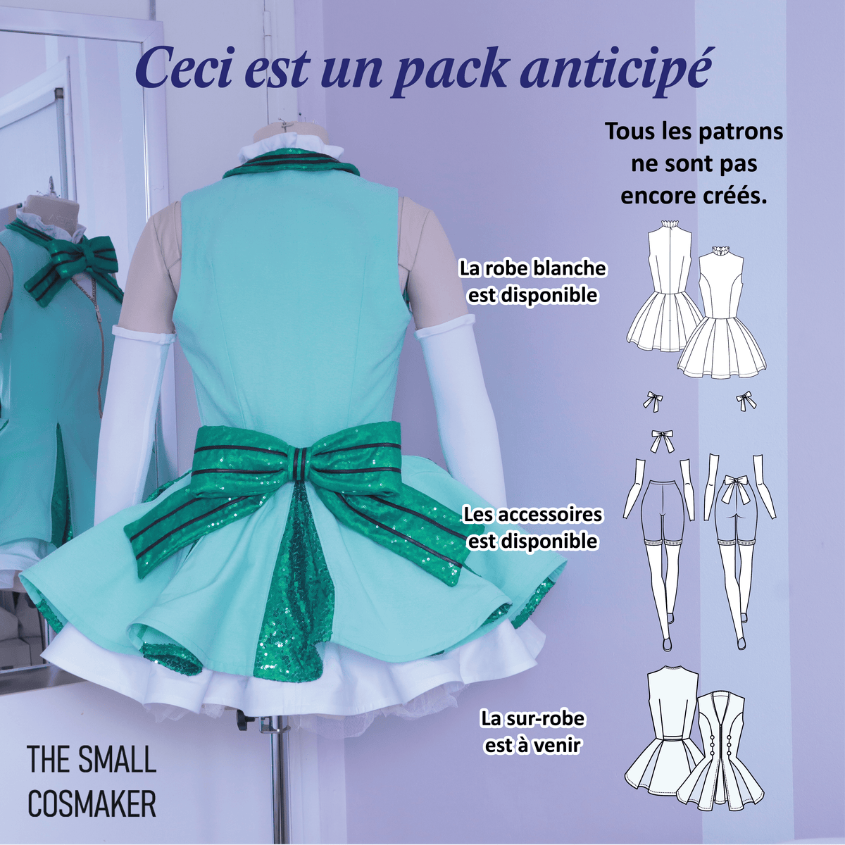 Patron Cosplay Idol – Prêt - Partez!! – Pack anticipé – PDF Couture - vue 2