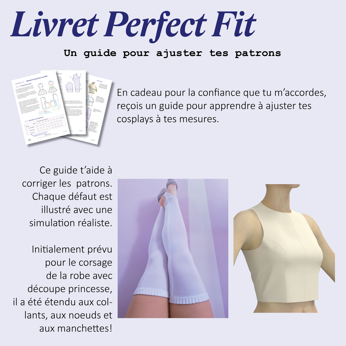 Patron Cosplay Idol – Prêt - Partez!! – Pack anticipé – PDF Couture - vue 5