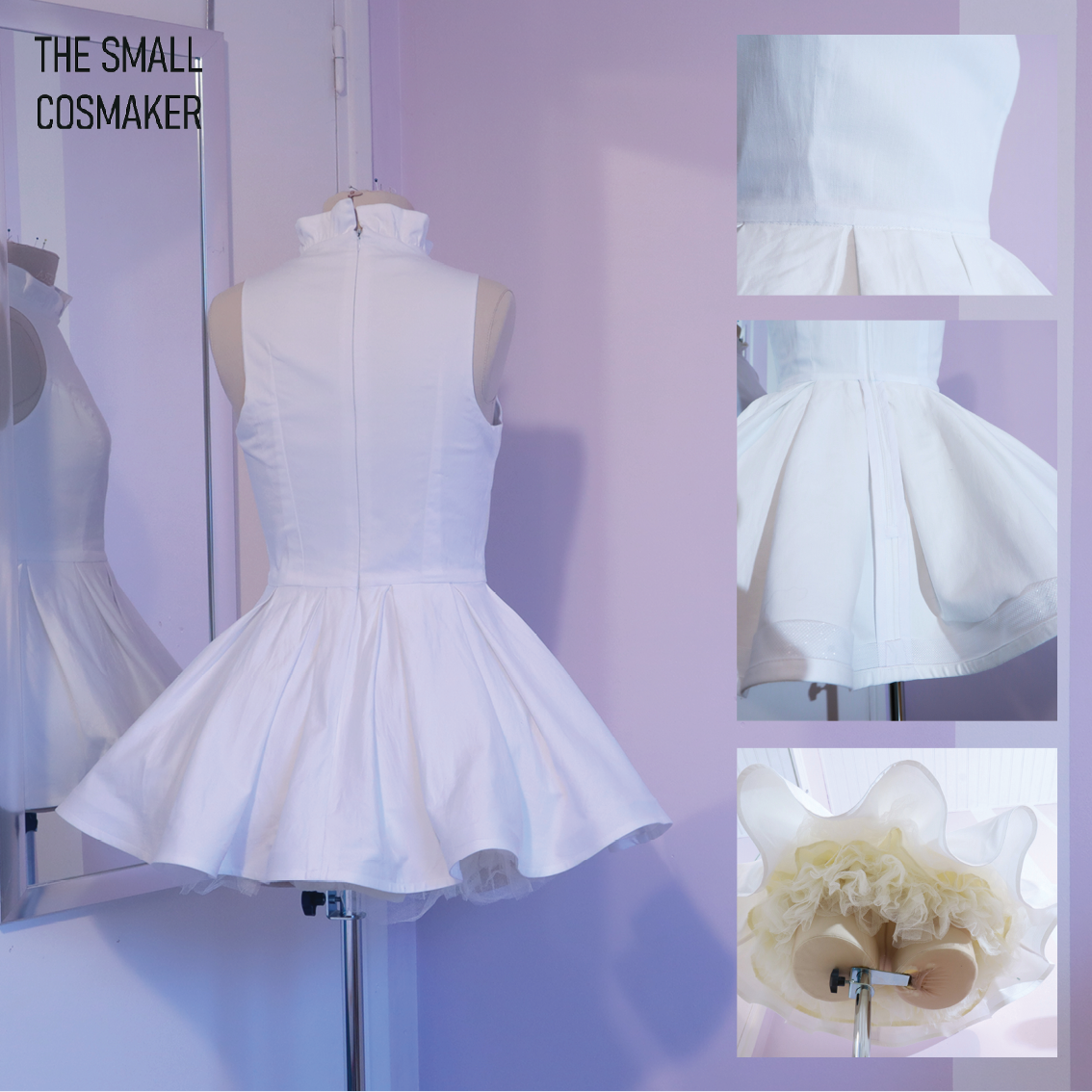Patron Cosplay Idol – Prêt - Partez!! – Robe blanche – PDF Couture - vue 2