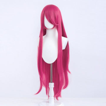 Long wig 100 cm - Fushia - Long fringe