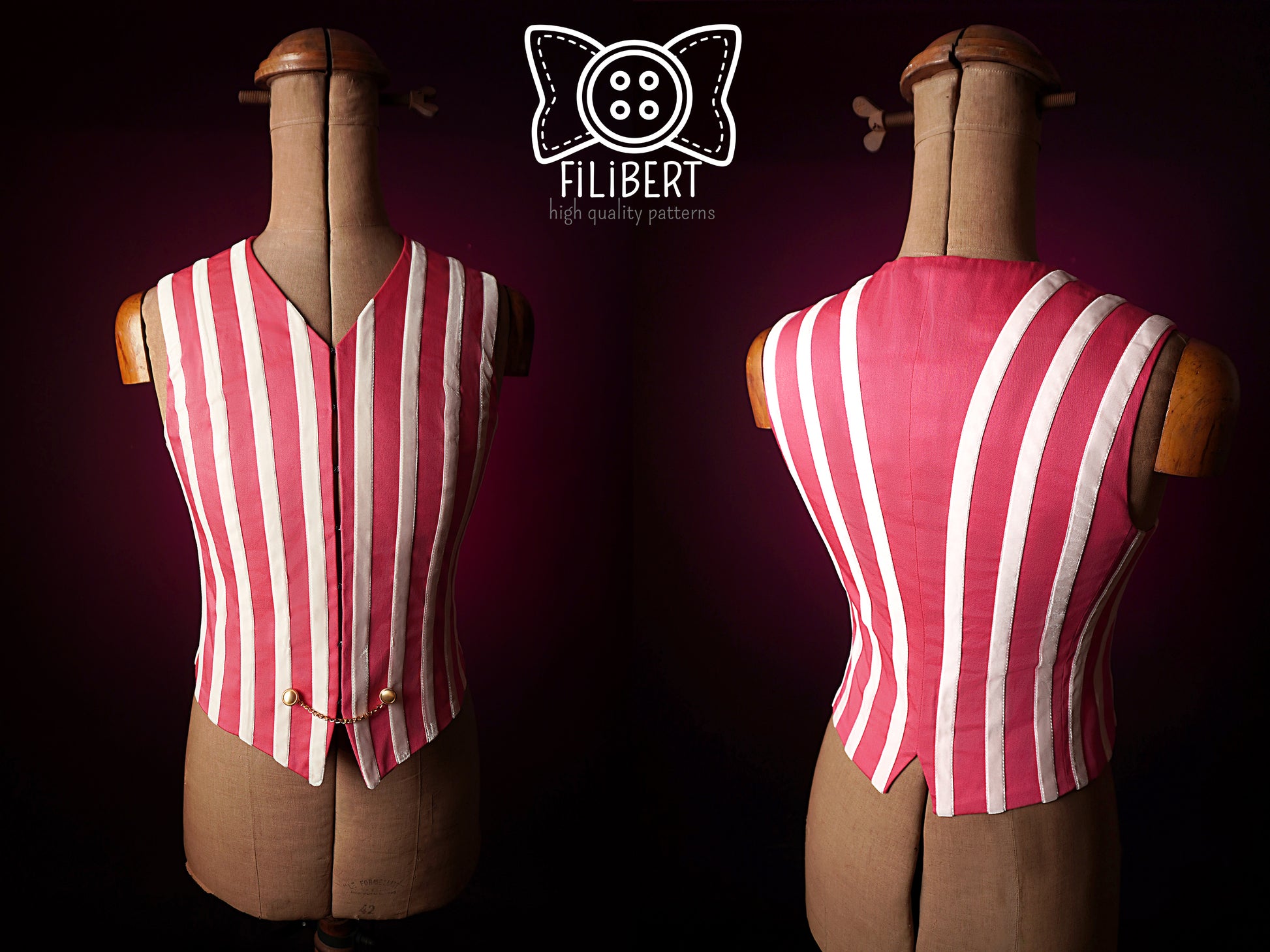 Patron Cosplay PDF - Gilet Roi des enfers - Filibert Patterns - vue 2
