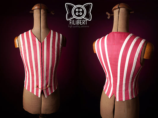 Patron Cosplay PDF - Gilet Roi des enfers - Filibert Patterns - vue 2