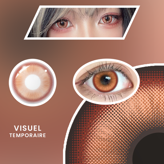 Lentille Orange Intense