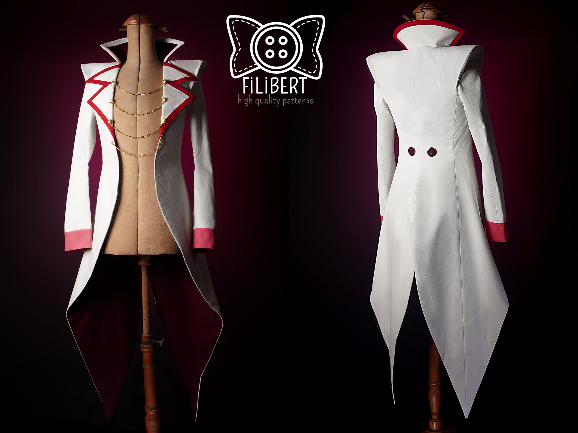 Patron Cosplay PDF - Veste Roi des enfers - Filibert Patterns - vue 2
