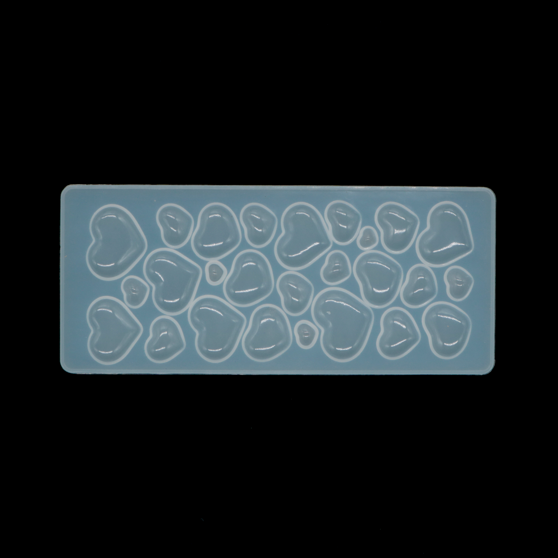 Moule Cœur en Silicone – Mini cœurs, Résine UV/Époxy, Bijoux DIY, Charms, Cosplay, Décorations Kawaii, Démoulage facile, silicone flexible, rendu brillant, moule silicone forme coeur, coeur bombé, moule a gateau silicone forme coeur, bijoux, bougie, coeur 3D, sacré, savon