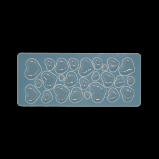 Moule Cœur en Silicone - 6 à 28 mm