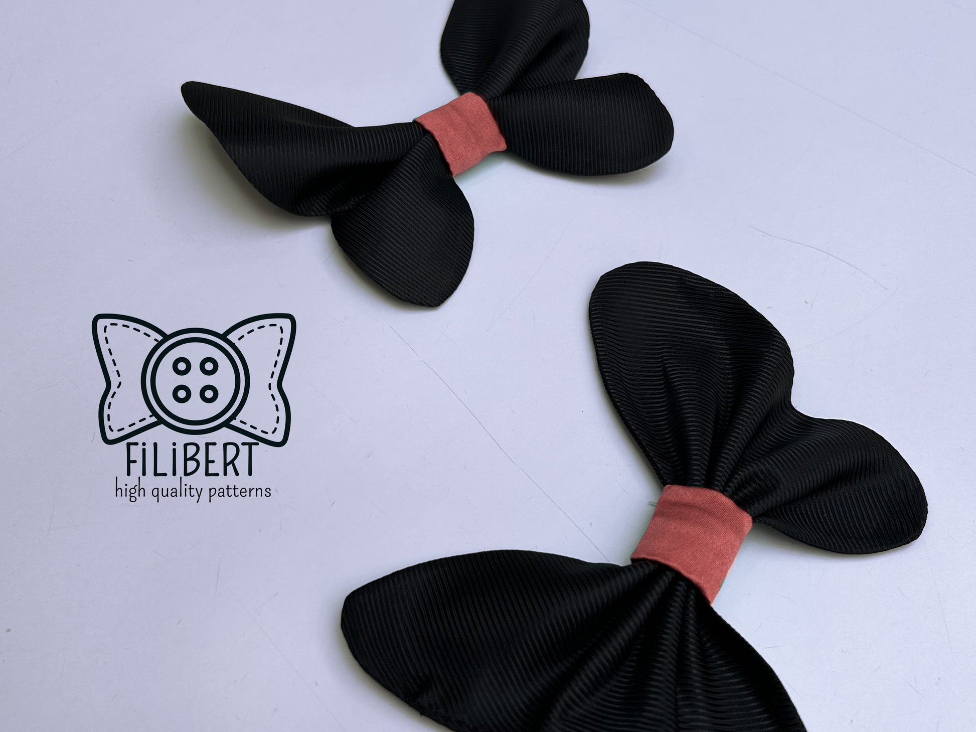 Patron Cosplay PDF - Noeud papillon Démon de la Radio - Filibert Patterns - vue 3