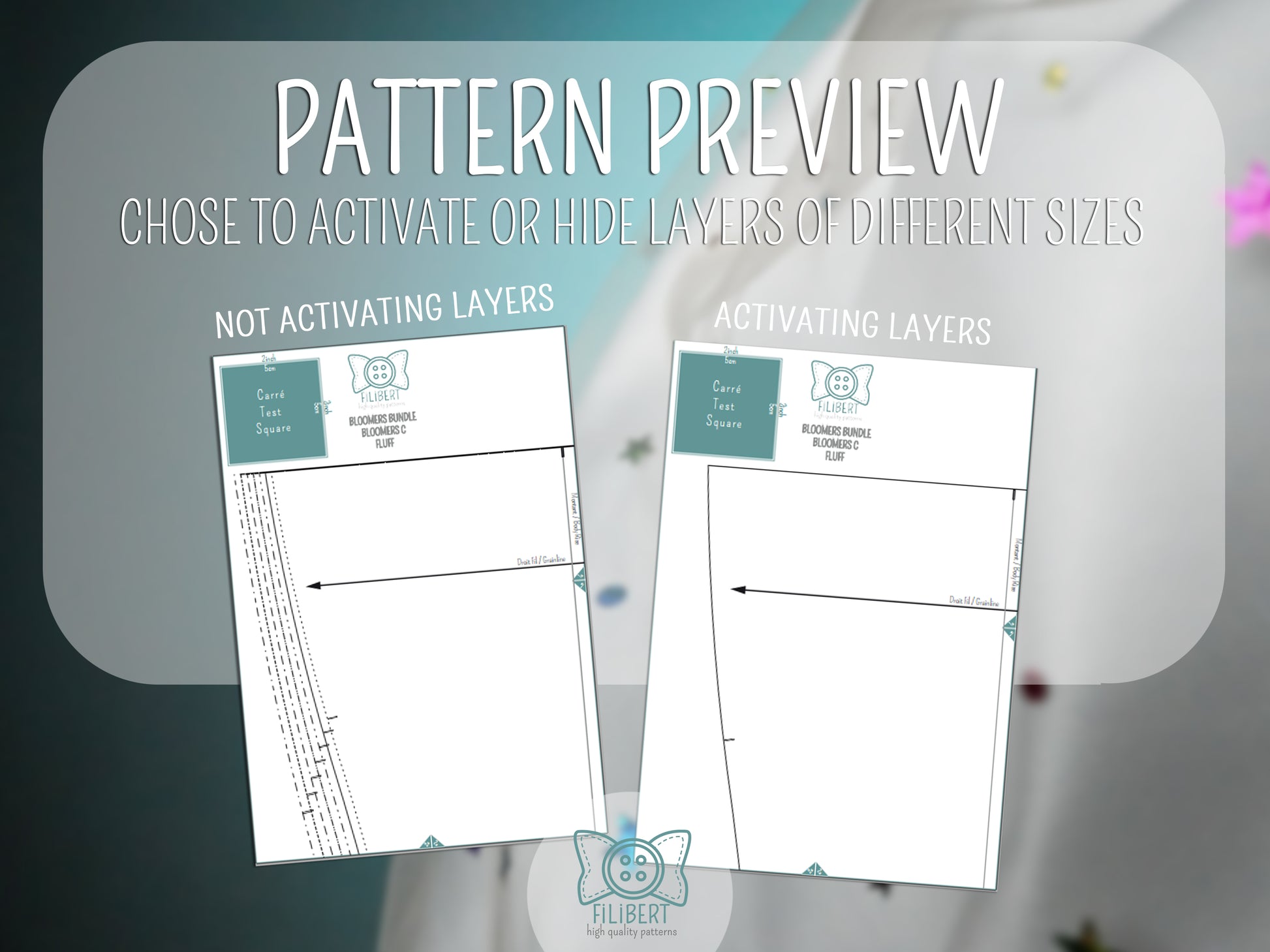 Patron Cosplay PDF - Bloomers Gonflé - Filibert Patterns - vue 5