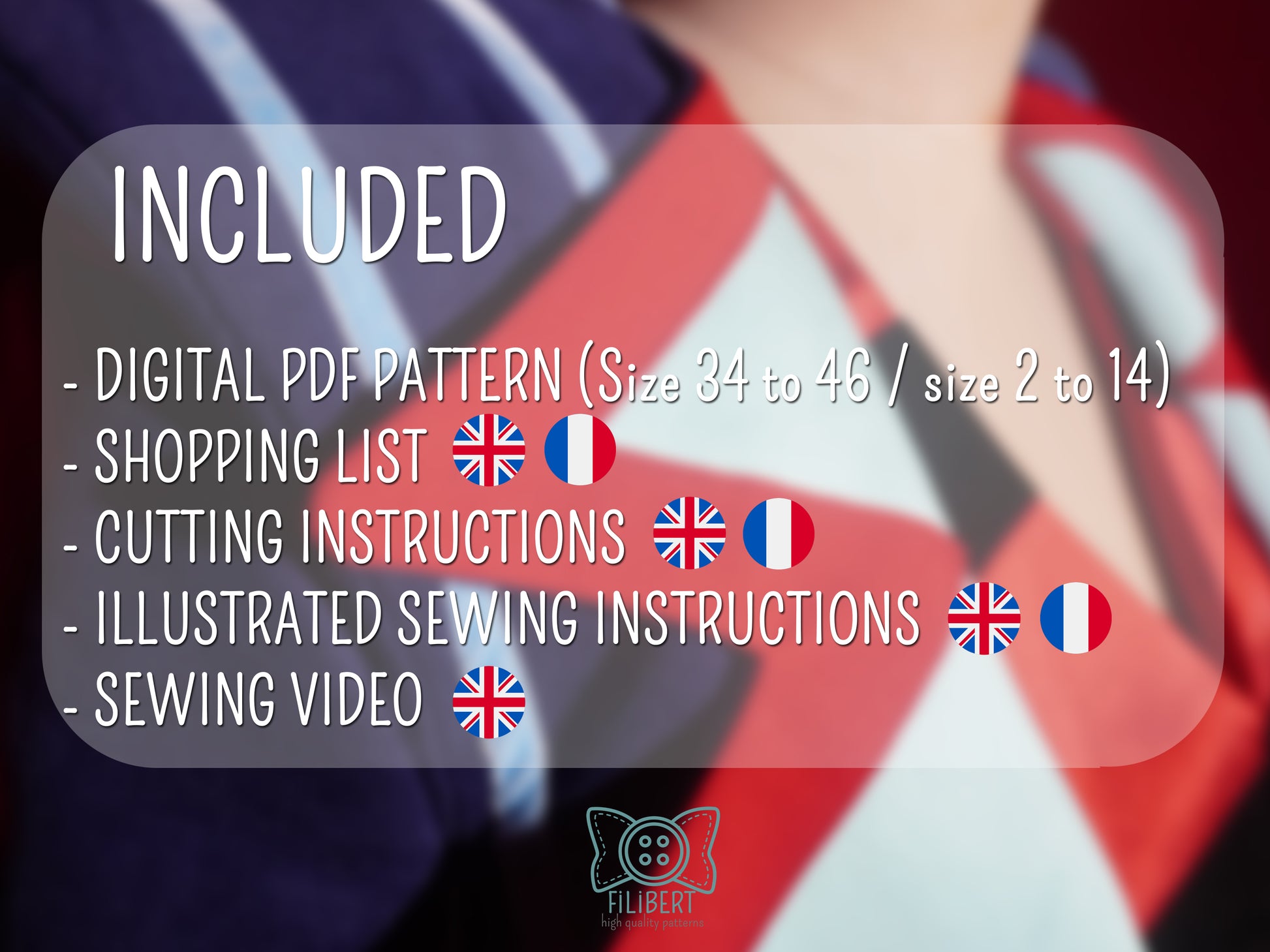 Patron Cosplay PDF - Gilet Démon TV - Filibert Patterns - vue 4