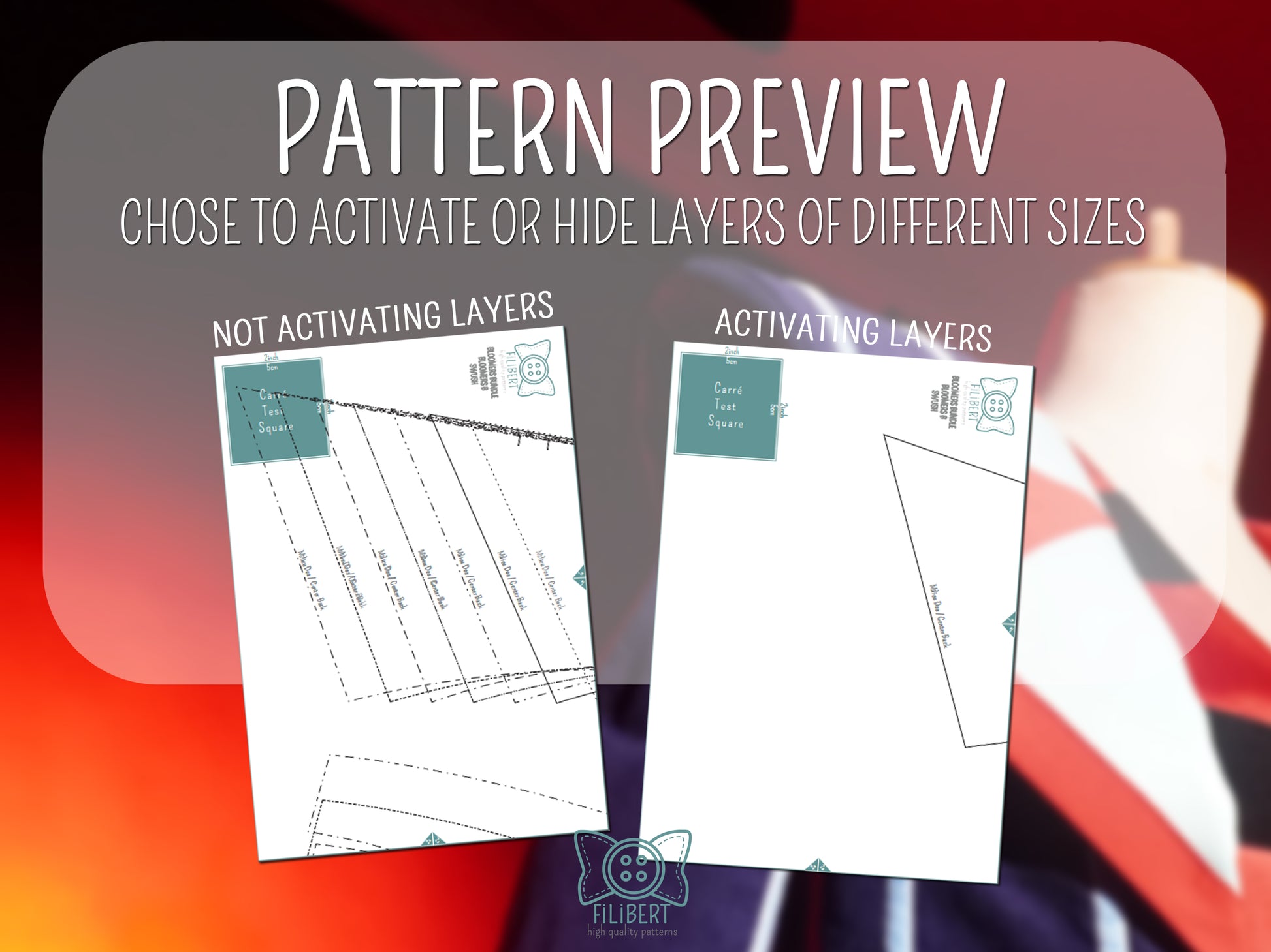 Patron Cosplay PDF - Gilet Démon TV - Filibert Patterns - vue 7