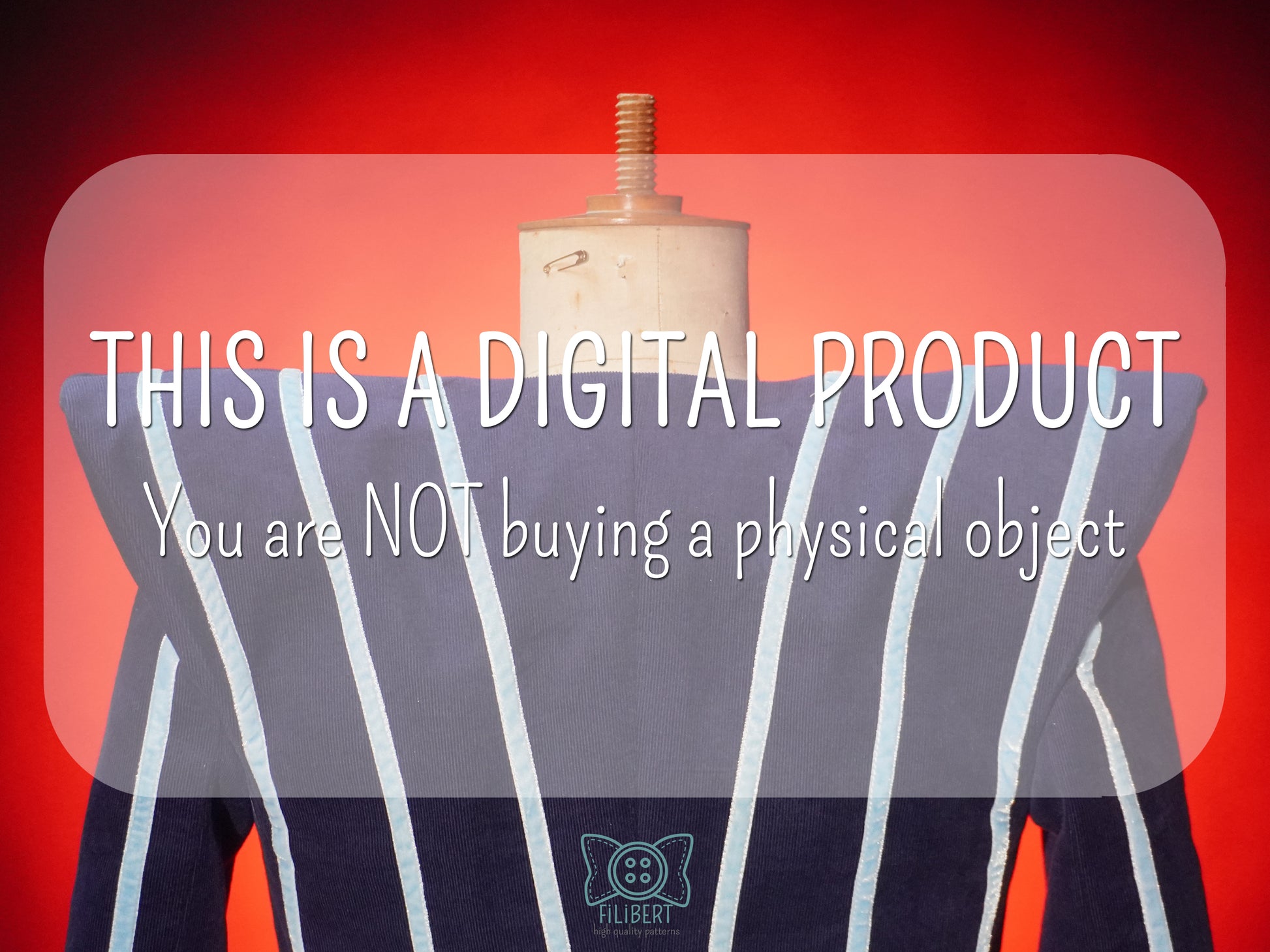 Patron Cosplay PDF - Gilet Démon TV - Filibert Patterns - vue 9