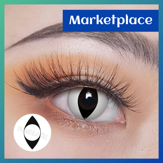 Lentille White Cat Eye